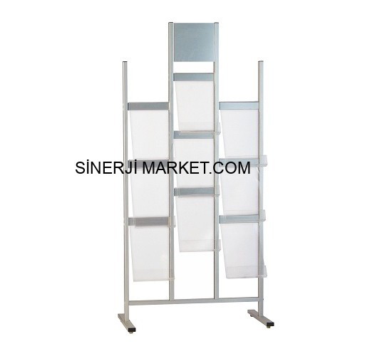 Ayaklı Broşürlük Basamaklı Stand 9XA4 Ayaklı Broşürlük Basamaklı Stand 9XA4