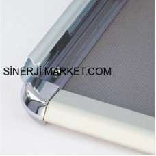 Tik Tak Çerçeve - Rondo Köşe Oval Alüminyum Çerçeve - A2 42X59,4 32MM