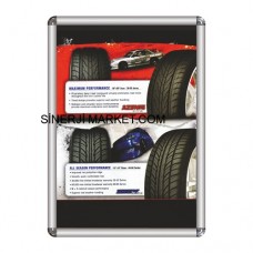 Tik Tak Çerçeve - Rondo Köşe Oval Alüminyum Çerçeve - A4 21X29 32MM