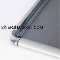 Tik Tak Çerçeve - Rondo Köşe Oval Alüminyum Çerçeve - A4 21X29 32MM