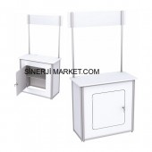Panset Masa - Oval Kilitli - Alınlıklı 90cm