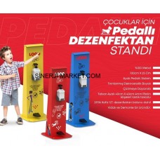 Çocuklar İçin Dezenfektan Standı Metal