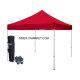 Gazebo Tente Kırmızı Tavan 3×3