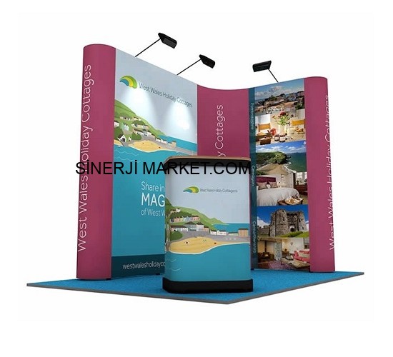 Örümcek Stand L Köşe Corner 1x2 Panel