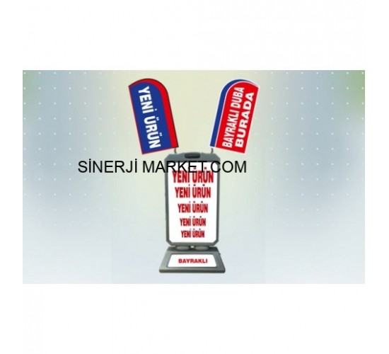 Reklam Dubası Bayraklı Tabela Reklam Dubası Bayraklı Tabela