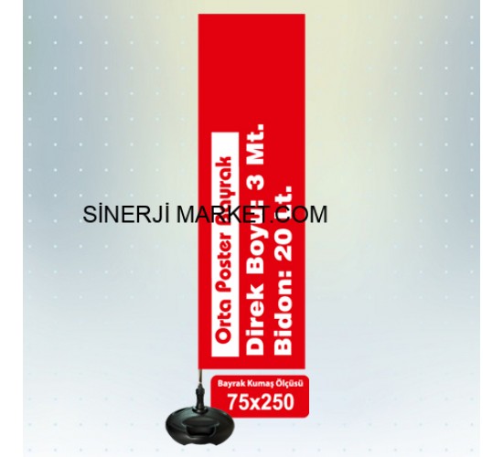 Orta Poster Bayrak Orta Poster Bayrak